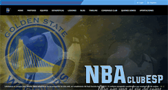 Desktop Screenshot of nbaclubesp.com